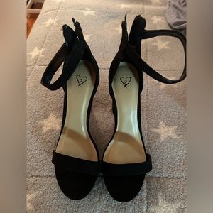 Black high heels